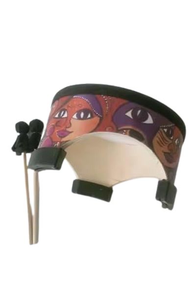 MegArya Children Percussion Instrument, Wooden Bongo Floor Tom Drums