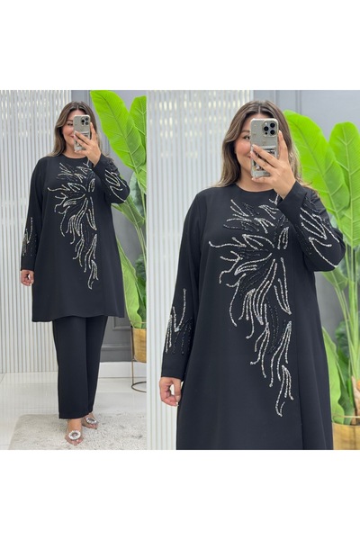 GK Stone Adhesive Tunic Suit