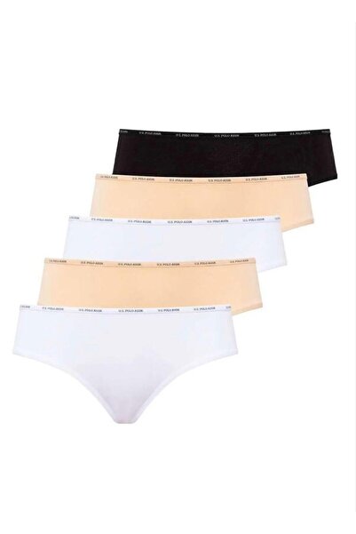 U.S. Polo Assn. U.S. Polo Assn. Women's Multicolored 5-Piece High Waist Slip