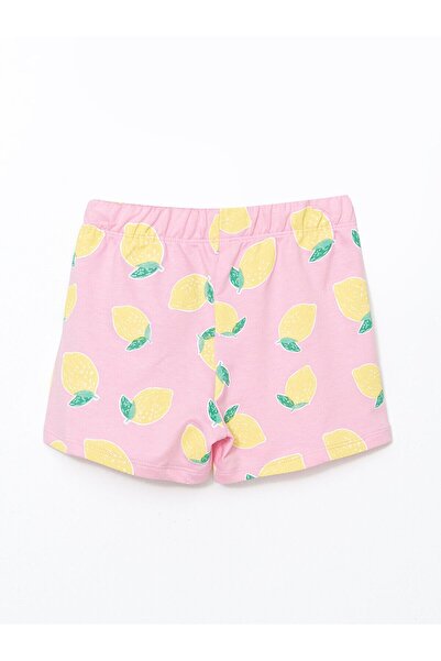LC Waikiki Lemon Printed Girl's Shorts