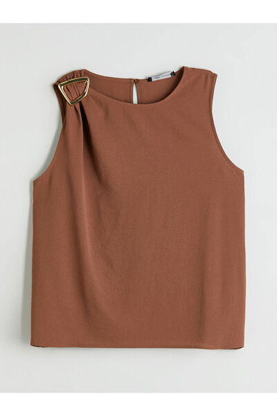 LC Waikiki Quality Parts from Celebi Store |   Crew Neck Gathered Blouse