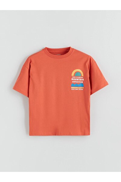 LC Waikiki New Season Crew Neck Printed Boys' T-Shirt
