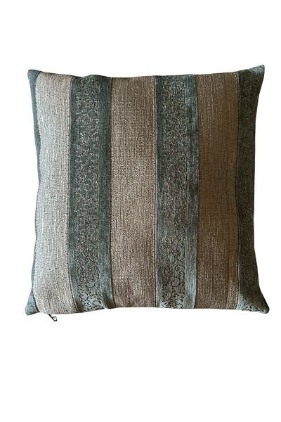 CDE Montpellier Series Woven Fabric Glitter Classic Decorative Pillow Case Set of 2 (Including Inner Pillow)