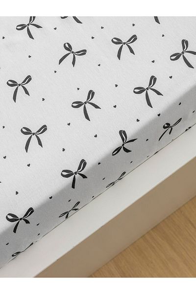 LC Waikiki Quality Parts from Celebi Store |   Mixed Bow Printed Single Fitted Sheet