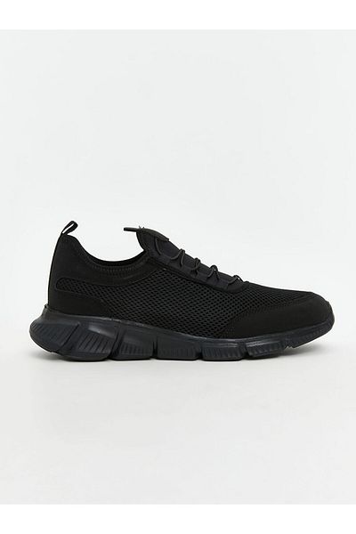 LC Waikiki Quality Parts from Celebi Store |   Black Lace-Up Mesh Detailed Men's Sports Shoes