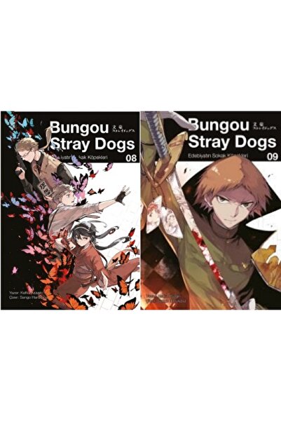 Gerekli Şeyler Yayıncılık Bungou Stray Dogs 8-9 manga seti (2 kitap) ayraç he...