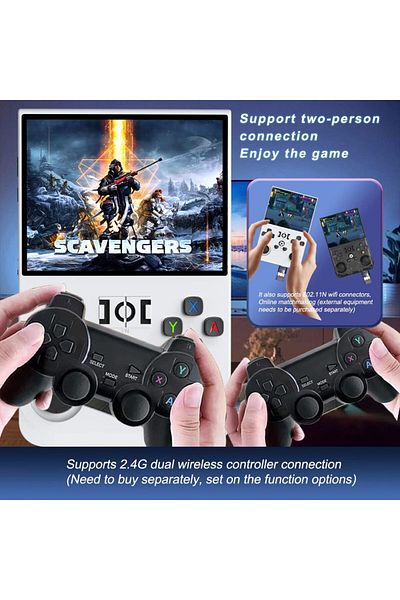 ماركة غير محددة R36Pro Handheld Retro Game Console Open Source Linux System 3.5Inch HD white