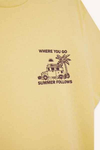 DeFacto New Season Regular Fit Crew Neck Printed Short Sleeve T-Shirt