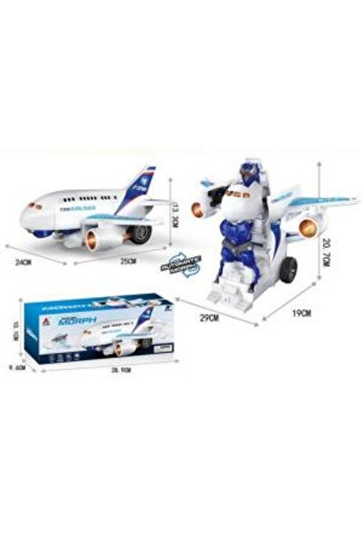 Toybox لعبة روبوت طائرة مشوهة للأطفال