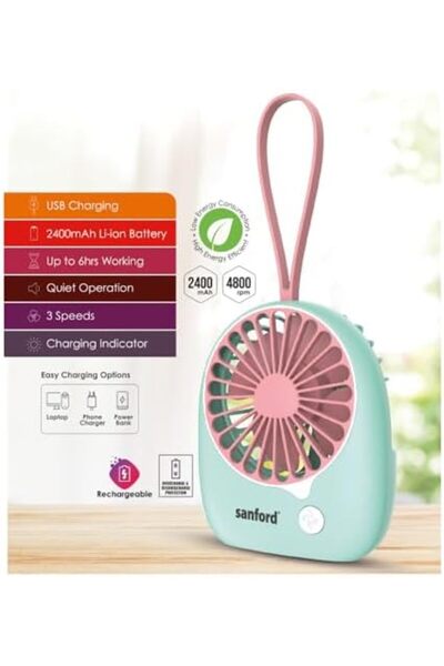 Sanford Small Rechargeable Fan SF6653MFN
