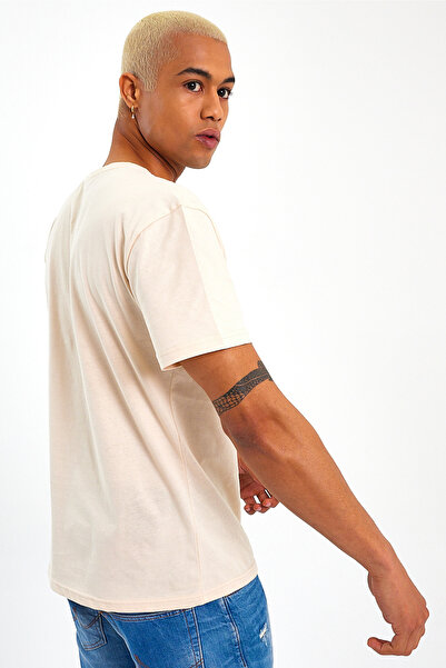 Superlife Ανδρικό μπλουζάκι με λαιμόκοψη Superlife Standard & Regular Fit SPR22TS110