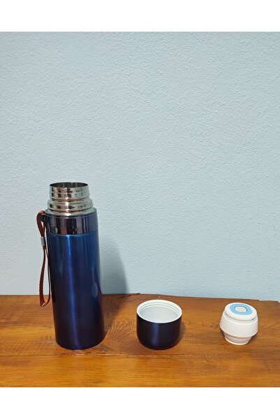 Leony 304 Pazlanmaz Çelik 500 ML-0,5 LT Askı İpli Termos Araç Kahve Çay Thermos