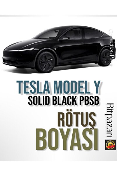 izmir bit pazarı TESLA MODEL Y Solid Black PBSB Uyumlu Profesyonel Çizik Ve T...