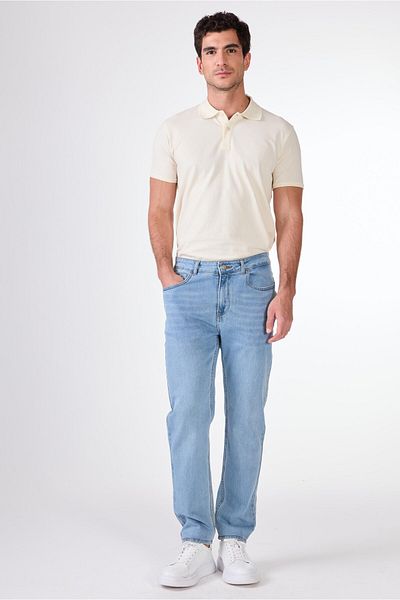 Dufy A.ΜΠΛΕ ΑΝΔΡΙΚΟ ΠΑΝΤΕΛΟΝΙ - SLIM FIT
