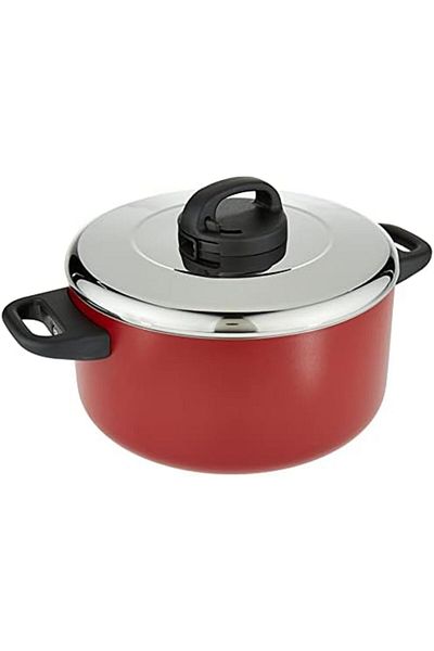 Prestige Classique Non-Stick Casserole 24 cm | 3X Ultra Tough Cooking Pot with Stainless Steel Lid |