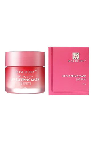 ROSE BERRYY ماسك للشفاه أثناء النوم وردي