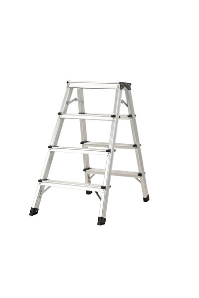 Asil Çift Taraflı 4+4 Basamaklı Alüminyum Katlanır Merdiven 150 kg Kapasiteli...