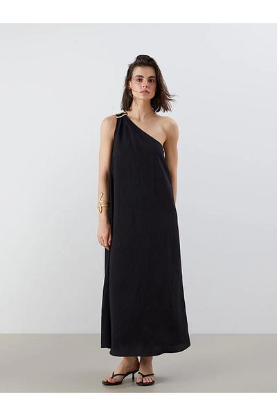 LC Waikiki Lcw Vision One Shoulder Modal Blend Dress