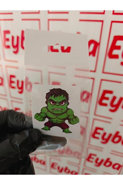 EYBA STİCKER ملصق هالك مقاس 5 سم صغير الحجم مطبوع بالألوان قطعة واحدة