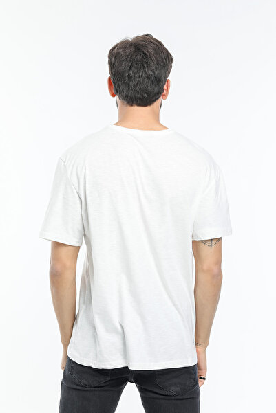 Superlife Süperlife Men's Crew Neck Slim Fit Printed T-Shirt Spr21Y23