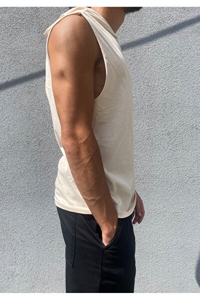 Superlife Σούπερλιφ Άνδρας Μπλούζα με Κουκούλα Regular Fit Brooklyn Τύπωμα T-Shirt SPR22TS121