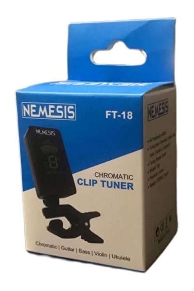 Genel Markalar Nemesis Ft-18 Akort Cihazı Tuner Akort Aleti Klipsli FT-18