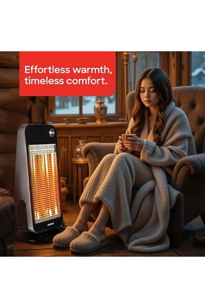 Sanford Carbon Room Heater | 900 Watts Max Power | 2 Heat Settings (450W/900W) | Instant Warmth | Os