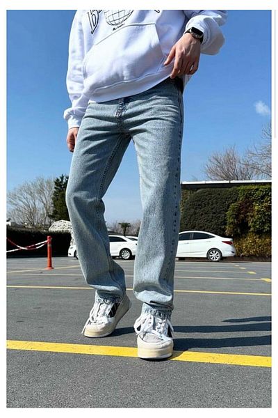 wamoss Men's New Season Washed Baggy Trousers Mbg 2025