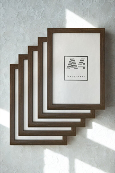 ilkur حجم A4 (21X30) إطار زجاجي مسطح بسمك 2 مم خمسة قطع