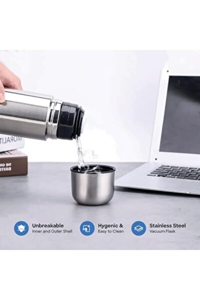 Sanford 350ml Stainless Steel Vacuum Flask – 24-Hour Hot & Cold Insulated Thermos