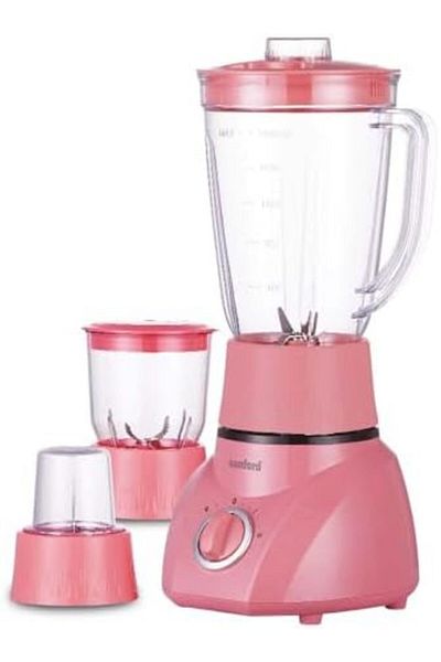 Sanford 3-in-1 Blender - 400W Heavy Duty Motor, 1.6L Capacity, SUS #304 Stainless Steel Blades, 2 Sp