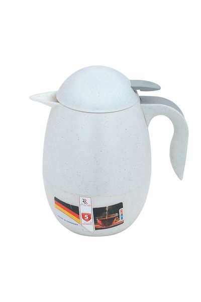 Alsaif Gallery Al-Rain Thermos, 0.9L, Glass Interior, Plastic Exterior - Pearl