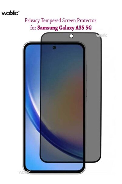 Generic Samsung Galaxy A35 5G Privacy Invisible Shield Tempered Glass Full Glue Screen Protector
