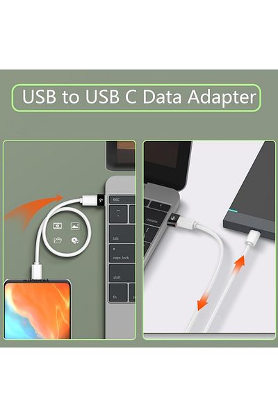 m.tk moveteck Type-C to USB High Speed Data Transfer Otg Converter Converter Adapter 6A Type C Female to USB 3.0