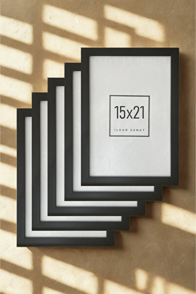 ilkur Dimensiune A5 (15X21) 2 mm grosime Ramă din sticlă simplă cu cinci bucăți