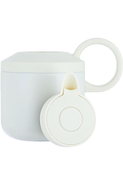 Timeless Hala Thermos, 0.6L, Steel Inner Liner, Steel Outer Body, Press - Creamy