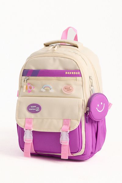 Roxbros Girls' School Bag & Boys' Backpack with Korean Style Accessories Primary School, Middle School, High School