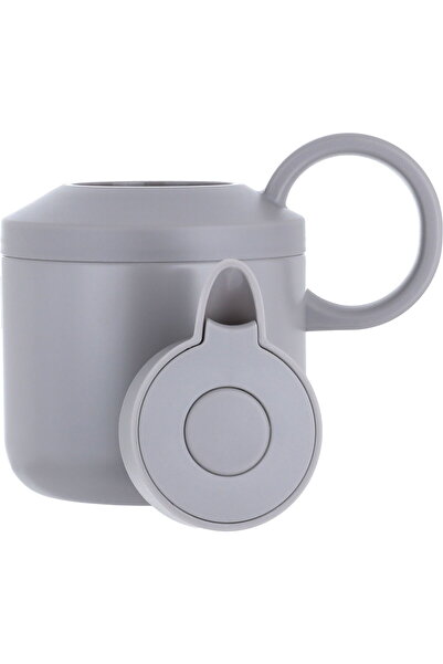 Timeless Hala Thermos, 0.6L, Stainless Steel Inner & Outer, Light Grey