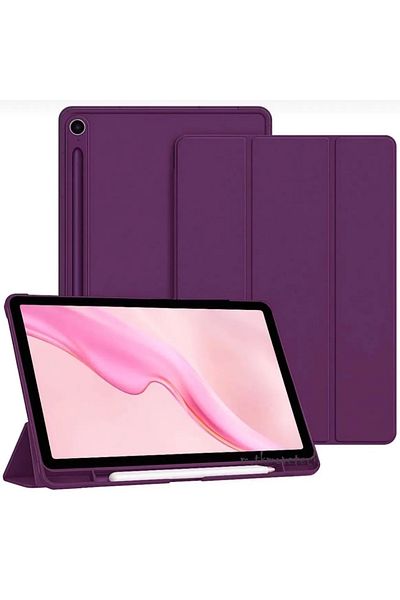 m.tk moveteck Samsung Galaxy Tab S9 Fe Plus 12.4 Case Smart Sleep Mode Pen Compartment Stand Back Colorful Cover