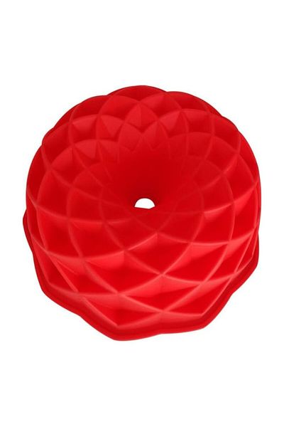 Generic Silicone Mold For Big Cake Baking Tools, Red Silicone Baking Mould