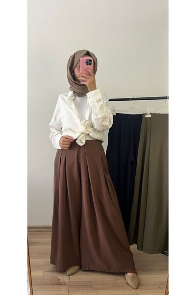 Butik Etek Görünümlü Şık Pantolon