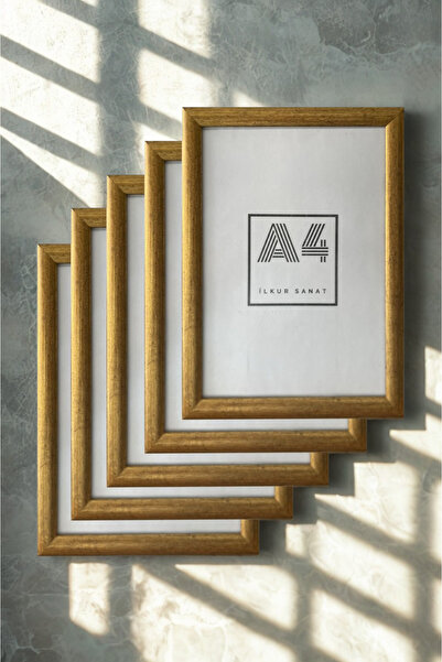 ilkur Πέντε τεμάχια με πλαίσιο από ματ γυαλί με πάχος 2 χιλιοστών, μέγεθος Α4...