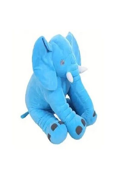 Generic Soft Stuffed Elephant (Blue)