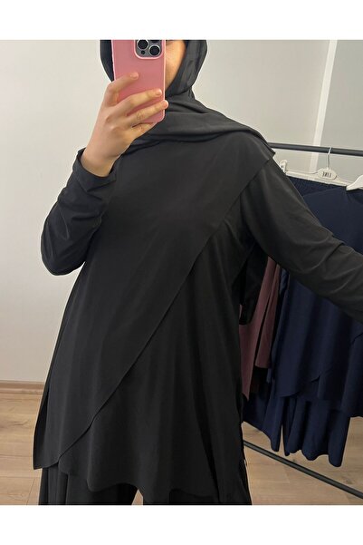 Butik Rahat Kesim Likralı Asimetrik Alt Üst Takım