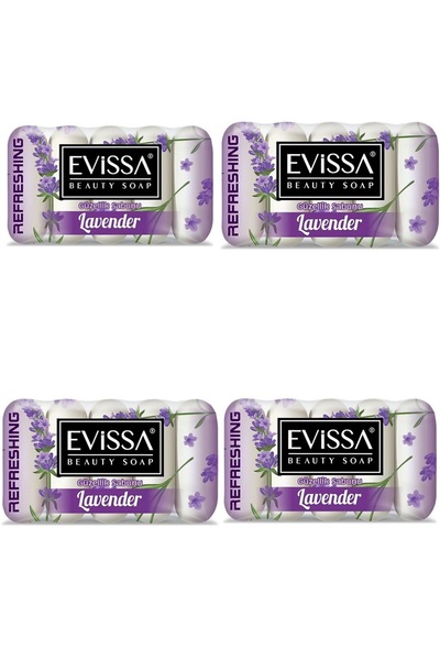 Evissa Beauty Soap Lavender Soap 4X(5*55)Gr