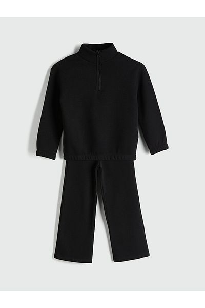 LC Waikiki Lcw Eco New Season Stand Collar Girl's Tracksuit Suit