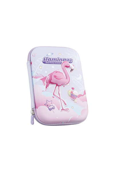 esabela حافظة أقلام للأطفال، فلامنغو، منظم أدوات مكتبية، حامل أقلام، حقيبة مد...
