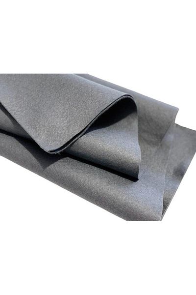 feltland Wool felt, soft 1mm, 40% wool-60% viscose, 50*180cm grey