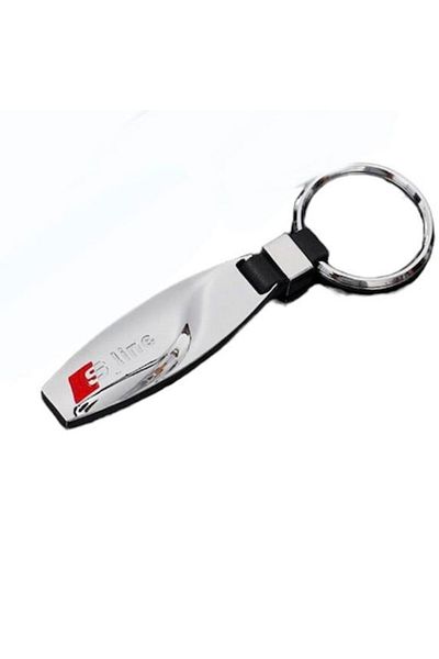 MAF Keychain For Audi S-Line, Silver/Black
