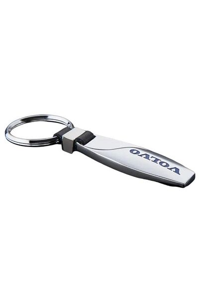 MAF Keychain for Volvo Key, Silver/Black